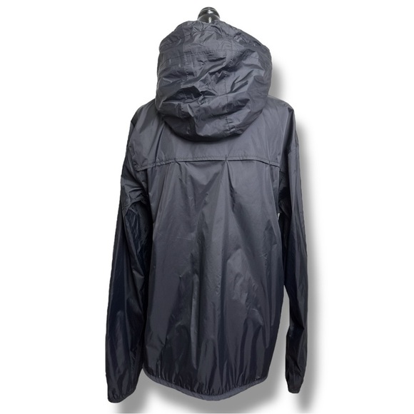 Eddie Bauer Black Packable Windbreaker Jacket Raincoat Hood Technical Jacket - Picture 2 of 16
